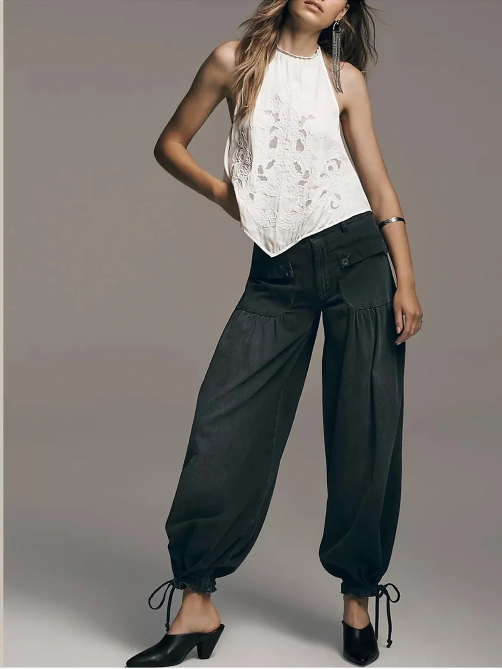 Free People Lotus Balloon Jeans